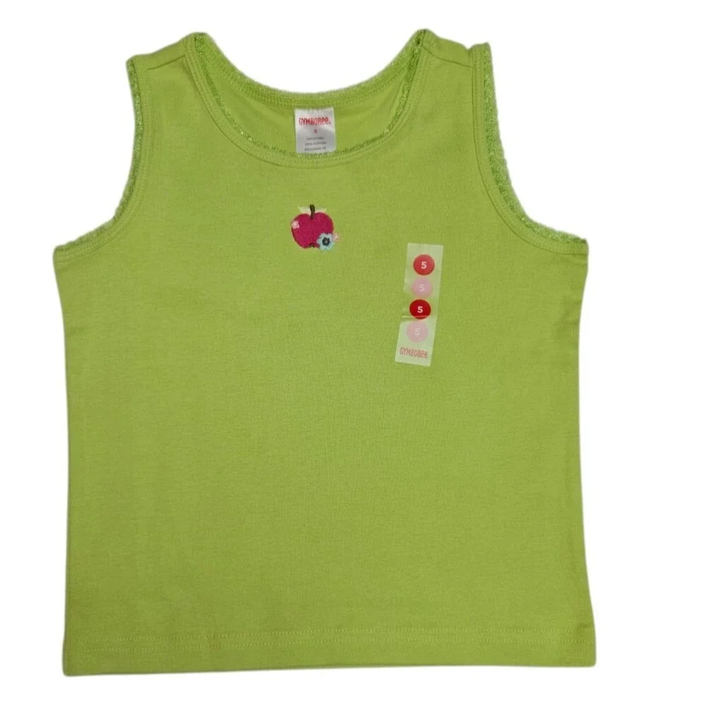 Gymboree Tank Top Size 5 Lime Green Candy Apple Collection 2006 New With Tags
